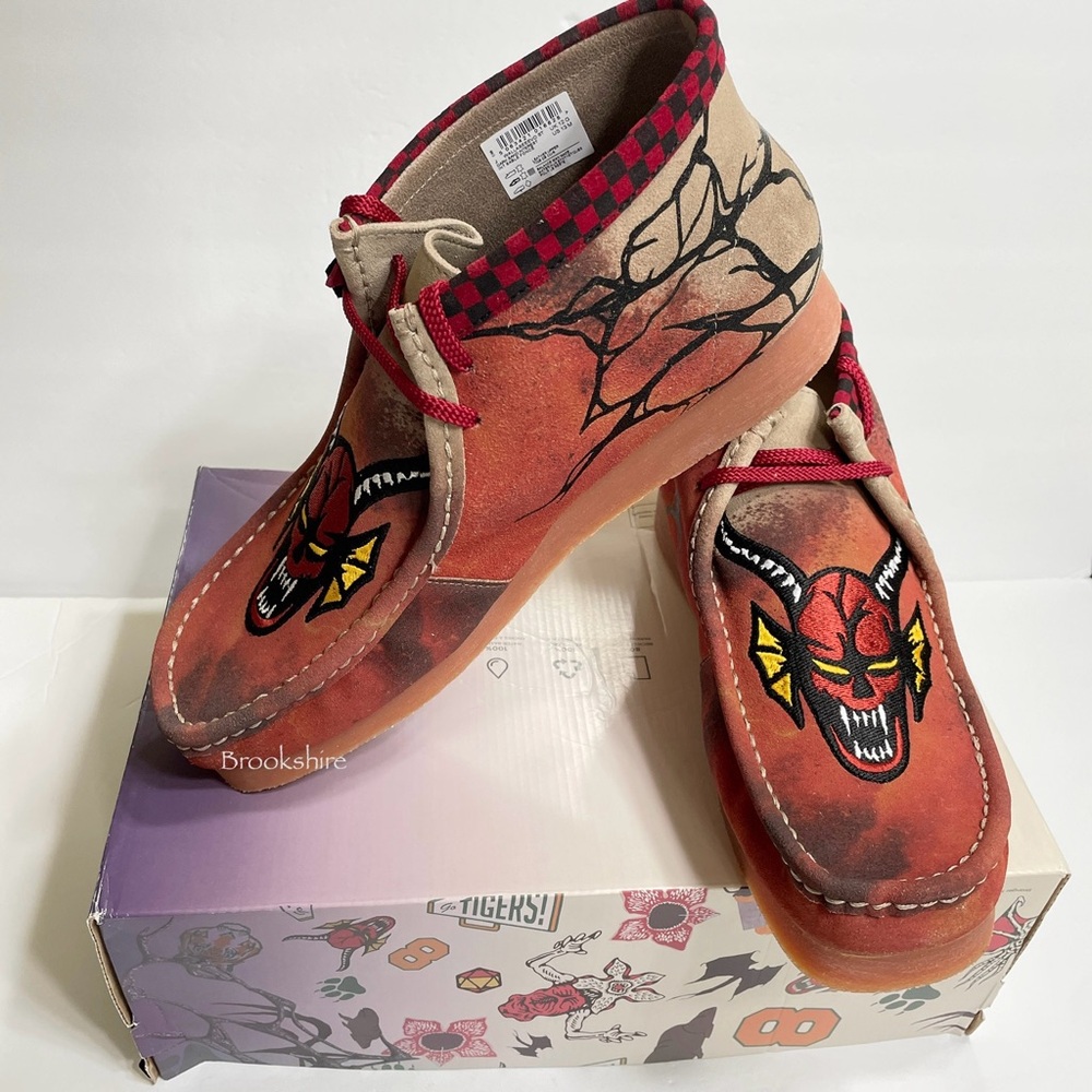 Clarks Originals Wallabee Evo Stranger Things The Upside Down Size 13